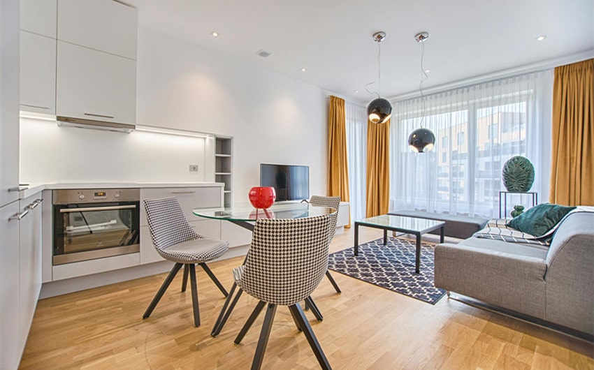 bright living room